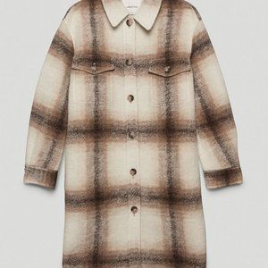 Aritzia Wilfred Free The Ganna Long Shirt Jacket XS